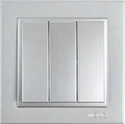 EUROLAMP EUROLAMP 152-10408 ΔΙΑΚΟΠΤΗΣ ΤΡΙΠΛΟΣ ΑΠΛΟΣ ΑΣΗΜΙ