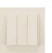 EUROLAMP 152-10208 ΔΙΑΚΟΠΤΗΣ ΤΡΙΠΛΟΣ ΑΠΛΟΣ ΜΠΕΖ