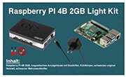 RASPBERRY PI 4B 2GB LIGHT KIT MAGNET HOUSING BUNDLE