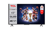 TCL TV TCL 43C645 43 QLED 4K ULTRA HD SMART WIFI