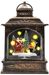 XMASFEST ΦΑΝΑΡΙ ΑΓΙΟΣ ΜΕ ΛΑΜΠΑΚΙΑ ΚΑΙ ΠΡΟΤΖΕΚΤΟΡΑ 21X13.5X8CM