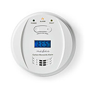 NEDIS NEDIS DTCTCO40WT CARBON MONOXIDE ALARM BATTERY POWERED BATTERY LIFE UP TO: 5 YEAR 85 DB WHITE