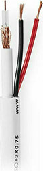 NEDIS NEDIS SCGR90300WT100 SECURITY CABLE ON REEL 0.61 + 2X 0.38 100M WHITE