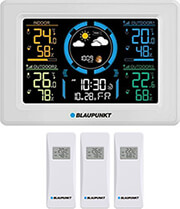 BLAUPUNKT BLAUPUNKT WS40WH ΜΕΤΕΩΡΟΛΟΓΙΚΟΣ ΣΤΑΘΜΟΣ 5.1'' ΜΕ 3 ΕΞΩΤΕΡΙΚΟΥΣ ΑΙΣΘΗΤΗΡΕΣ ΜΑΥΡΟ