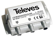 TELEVES TELEVES 403301 LTE MICROCAVITIES FILTER 4G F-CONNECTORS 5-790MHZ (CH 21-60)