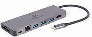 CABLEXPERT CABLEXPERT USB TYPE-C 5-IN-1 MULTI-PORT ADAPTER (HUB + HDMI + PD + CARD READER + LAN)