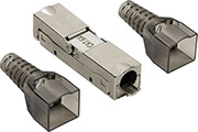 LOGILINK MP0046 CABLE CONNECTOR CAT.6A SHIELDED TYPE SLIM