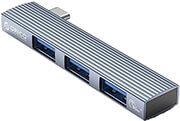 ORICO AH-W13-GY-BP HUB USB-C TO 1XUSB 3.1 2XUSB 2.0 5GBPS FOR LAPTOP GRAY