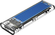 ORICO TCM2-C3-BL-BP ENCLOSURE SDD M.2 NVME USB-C 3.1 GEN.2 GBPS BLUE