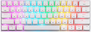 MOTOSPEED ΠΛΗΚΤΡΟΛΟΓΙΟ MOTOSPEED SK62 WHITE WIRELESS MECHANICAL KEYBOARD BLUE SWITCH