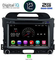 DIGITAL IQ DIGITAL IQ MSM 374_CP (8'' DVD) MULTIMEDIA OEM KIA SPORTAGE MOD. 2010-2015