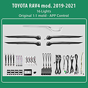 DIGITAL IQ DIQ AMBIENT TOYOTA RAV4 MOD.2019> (DIGITAL IQ AMBIENT LIGHT TOYOTA RAV4 MOD.2019>, 16 LIGHTS)