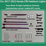 DIGITAL IQ DIQ AMBIENT HONDA CRV MOD.2017-2022 (DIGITAL IQ AMBIENT LIGHT HONDA CRV MOD. 2017-2022, 18 LIGHTS)