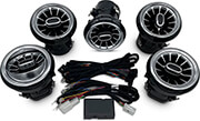DIGITAL IQ DIQ AMBIENT AIR VENTS BENZ A DIQ TURBINE AIR VENT AMBIENT LIGHT KIT MERCEDES A-CLA-GLA MOD 2012-2020
