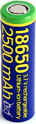 RECHARGEABLE BATTERY 18650 (10C), 2500 MAH
