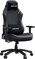 ANDA SEAT ANDA SEAT GAMING CHAIR LUNA ΔΕΡΜΑΤΙΝΗΣ ΜΕ ΡΥΘΜΙΣΕΙΣ LARGE ΜΑΥΡΗ