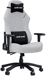 ANDA SEAT GAMING CHAIR LUNA ΥΦΑΣΜΑΤΙΝΗ ΜΕ ΡΥΘΜΙΣΕΙΣ LARGE ASH GREY