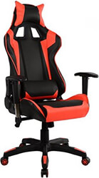 ΠΟΛΥΘΡΟΝΑ GAMING ZAYN HM1056.01 HM RACING ΜΑΥΡΟ-ΚΟΚΚΙΝΟ PU 67X70X134 ΕΚ.