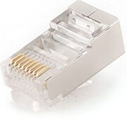 CABLEXPERT SHIELDED MODULAR PLUG 30U'' GOLD PLATED 100 PCS PER POLYBAG