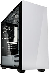 KOLINK CASE KOLINK STRONGHOLD MIDI-TOWER TEMPERED GLASS PC CASE - WHITE