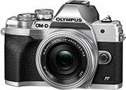 OLYMPUS OM-D E-M10 MARK IV KIT + 14-42 PANCAKE ZOOM SILVER DIGITAL CAMERA