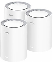 CUDY CUDY M3000 MESH WI-FI6 AX3000 WHITE (3-PACK)