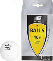 SUNFLEX ΜΠΑΛΑΚΙΑ PING PONG SUNFLEX ADVANCED PVC 6 ΤΕΜΑΧΙΑ