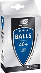 SUNFLEX ΜΠΑΛΑΚΙΑ PING PONG SUNFLEX SPORTIVE PVC 6 ΤΕΜΑΧΙΑ