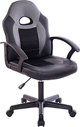 BORMANN BSF1815 ΚΑΡΕΚΛΑ ΓΡΑΦΕΙΟΥ TRENDY ΜΑΥΡΟ &amp; ΓΚΡΙ 57X545X89-99CM