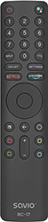 SAVIO SAVIO RC-17 UNIVERSAL REMOTE CONTROLLER REPLACEMENT FOR XIAOMI TV - SMART TV