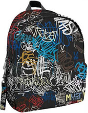 ΤΣΑΝΤΑ ΠΛΑΤΗΣ MUST INSPIRATION GRAFFITI COLORED INSIDE 2 ΚΕΝΤΡΙΚΕΣ ΘΗΚΕΣ