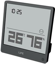 LIFE LIFE SIMPLE BLACK ΨΗΦΙΑΚΟ ΘΕΡΜΟΜΕΤΡΟ/ ΥΓΡΟΜΕΤΡΟ 221-0396