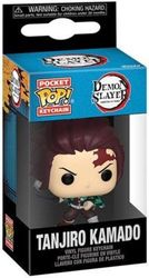 FUNKO POCKET POP!: DEMON SLAYER: KIMETSU NO YAIBA - TANJIRO KAMADO KEYCHAIN