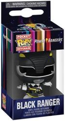 FUNKO POP FUNKO POCKET POP! POWER RANGERS - BLACK RANGER KEYCHAIN