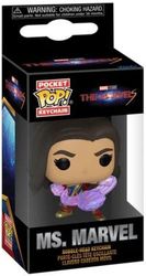 FUNKO POP FUNKO POCKET POP!: THE MARVELS - MS. MARVEL BOBBLE-HEAD KEYCHAIN