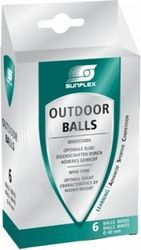 SUNFLEX ΜΠΑΛΑΚΙΑ PING PONG ΕΞΩΤΕΡΙΚΟΥ ΧΩΡΟΥ SUNFLEX PVC 6 ΤΕΜΑΧΙΑ