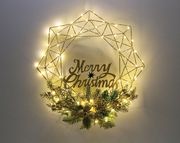 ΧΡΙΣΤΟΥΓΕΝΝΙΑΤΙΚΟ ΔΙΑΚΟΣΜΗΤΙΚΟ ΣΤΕΦΑΝΙ ΦΩΤΙΖΟΜΕΝΟ ΜΠΑΤΑΡΙΑΣ FOSME 27-00536