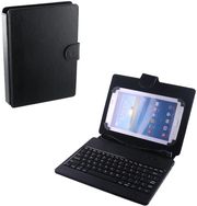 OSIO OSIO OTC-6079BT ΘΗΚΗ STAND ΜΕ BLUETOOTH ΠΛΗΚΤΡΟΛΟΓΙΟ ΓΙΑ TABLET 6? 7.9? UNIVERSAL PU ΔΕΡΜΑ ΜΑΥΡΟ