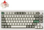 KEYCHRON ΠΛΗΚΤΡΟΛΟΓΙΟ KEYCHRON Q1 MAX Q1M-P1 QMK/VIA WIRELESS CUSTOM MECH-RED SWITCH-SHELL WHITE 75% US