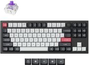 KEYCHRON ΠΛΗΚΤΡΟΛΟΓΙΟ KEYCHRON Q3 HE Q3H-M1 QMK WIRELESS CUSTOM HALL EFFECT PURPLE SWITCH 80% US