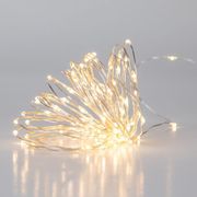 100 LED ΑΣΗΜΙ ΛΕΥΚΟ 8 ΜΟΤΙΒΑ 10Μ ΕΣΩΤ ΚΑΙ ΕΞΩΤ ΧΩΡΟΥ