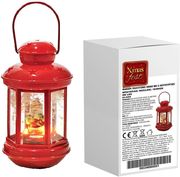 XMASFEST ΦΑΝΑΡΙ ΠΟΛΥΓΩΝΟ XMAS ΜΕ 2 ΛΕΙΤΟΥΡΓΙΕΣ 18X10X10CM