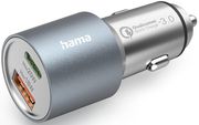 HAMA CAR FAST CHARGER 1X USB-C PD 1X USB-A QC 38 W HAMA-201639