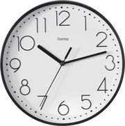 HAMA ''SALINA'' WALL CLOCK Φ22 CM NO TICKING BLACK