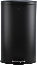 ESTIA ESTIA ΚΑΔΟΣ ΑΠΟΡΡΙΜΑΤΩΝ OVOID SOFT CLOSE 30LT ΜΑΥΡΟΣ 02-21474