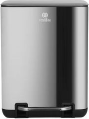 ESTIA ESTIA ΧΑΡΤΟΔΟΧΕΙΟ ΜΠΑΝΙΟΥ CUBIC SOFT CLOSE 6LT ΙΝΟΞ 02-20934