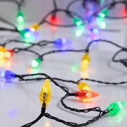 EUROLAMP100 LED 5MM ΠΟΛΥΧΡΩΜA ΔΙΑΜΑΝΤΙΑ 3CM 31V ΣΤΑΘΕΡΟ ΠΡΑΣΙΝΟΚΑΛ. 3M IP44 600-03921