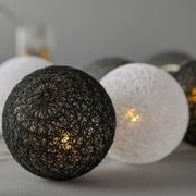 EUROLAMP 10 ΘΕΡΜΑ ΛΕΥΚΑ LED 5MM ΜΠΑΛΕΣ ΛΕΥΚΕΣ/ΓΚΡΙ/ΜΑΥΡΟ 2XAA TIMER ΔΙΑΦΑΝΟ ΚΑΛ. 30CM IP20 600-03058