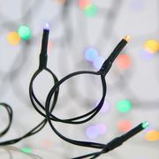 EUROLAMP 192 ΠΟΛΥΧΡΩΜΑ LED 3MM 3XAA 8 ΠΡΟΓΡ. ΜΝΗΜΗ TIMER 30CM IP44 DISPLAY BOX 600-05709