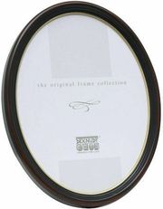 DEKNUDT S100F9 OVAL FRAME 13X18 RESIN BLACK-BROWN